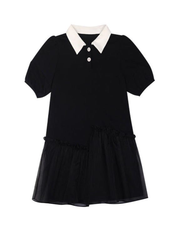 Puff sleeves doll dress