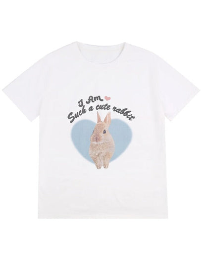 Rabbit Over T -shirt