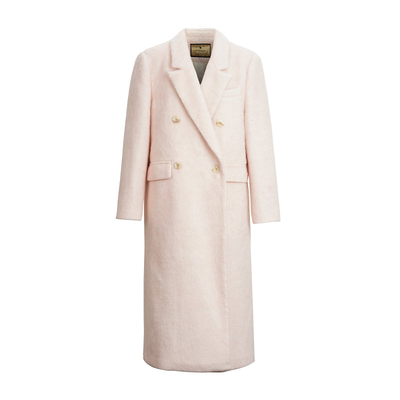 Sweet girly long wool coat