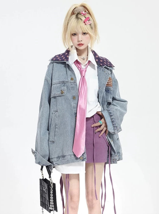 American Retro Washed Denim Jacket