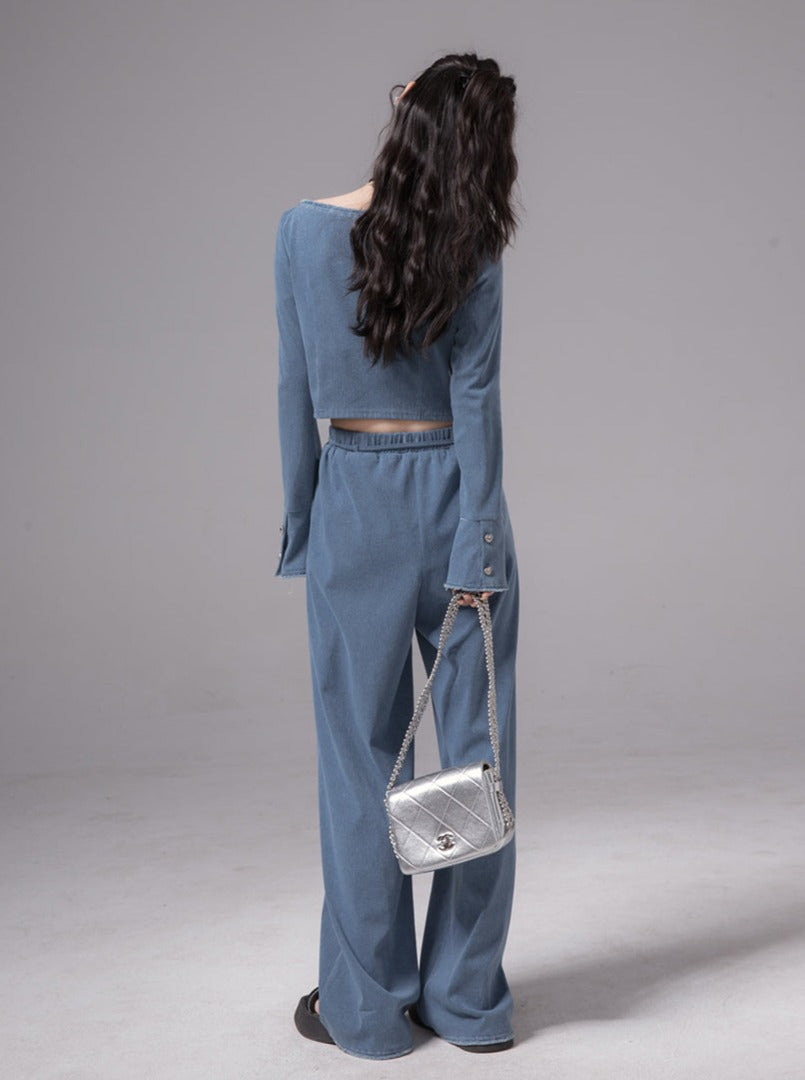 Blue Wash Design Tops + Rowest Pants