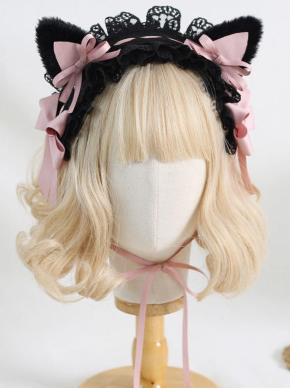 Cat ear mine headdress