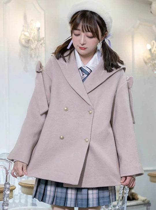 Love Letter Short Wool Coat