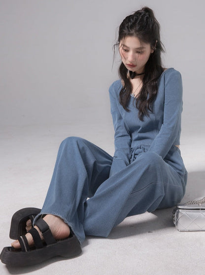 Blue Wash Design Tops + Rowest Pants