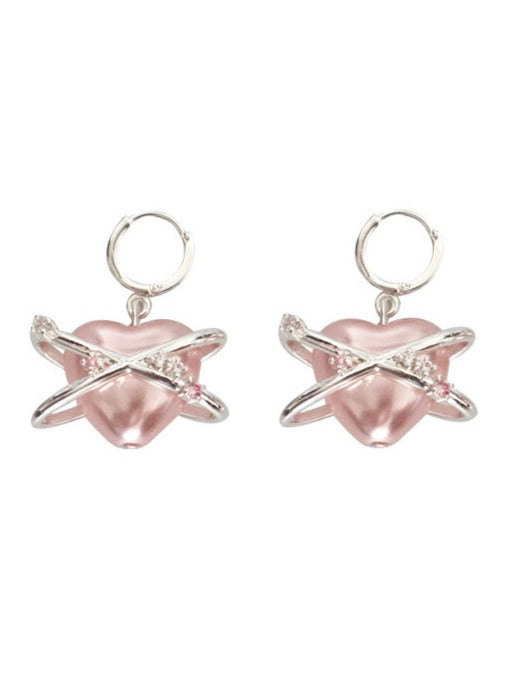 Romantic Univer Spink Planet Earrings + Earrings + Necklace