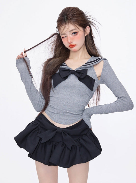 セーラーリボントップス