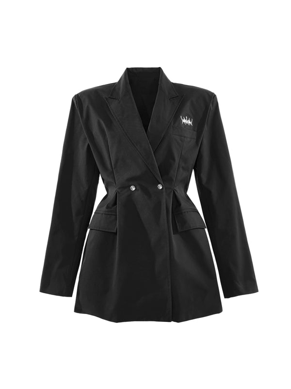 Dark Style Shoulder Padded Jacket