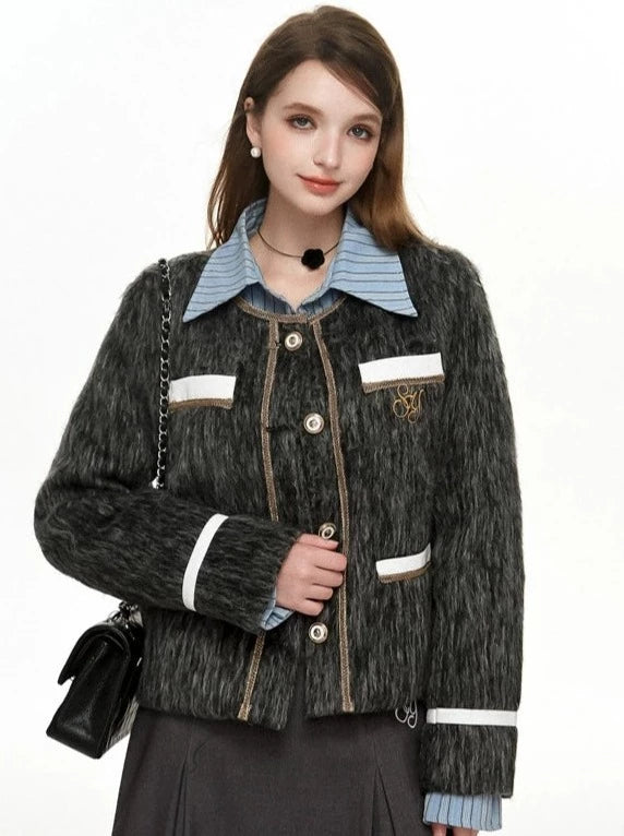 Feather Wool Chic Jacket