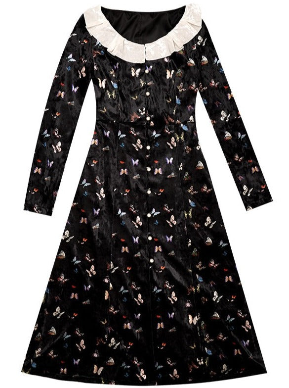 Butterfly Lin Lint Retrobell Bet Elegant One Piece