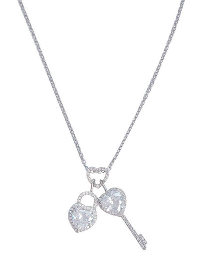 Diamond Silver Necklace