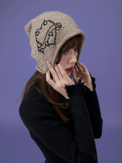 Cool Spicy Khaki Knit Hat