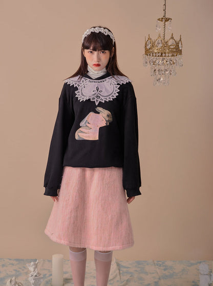 Flora retro lace with collar