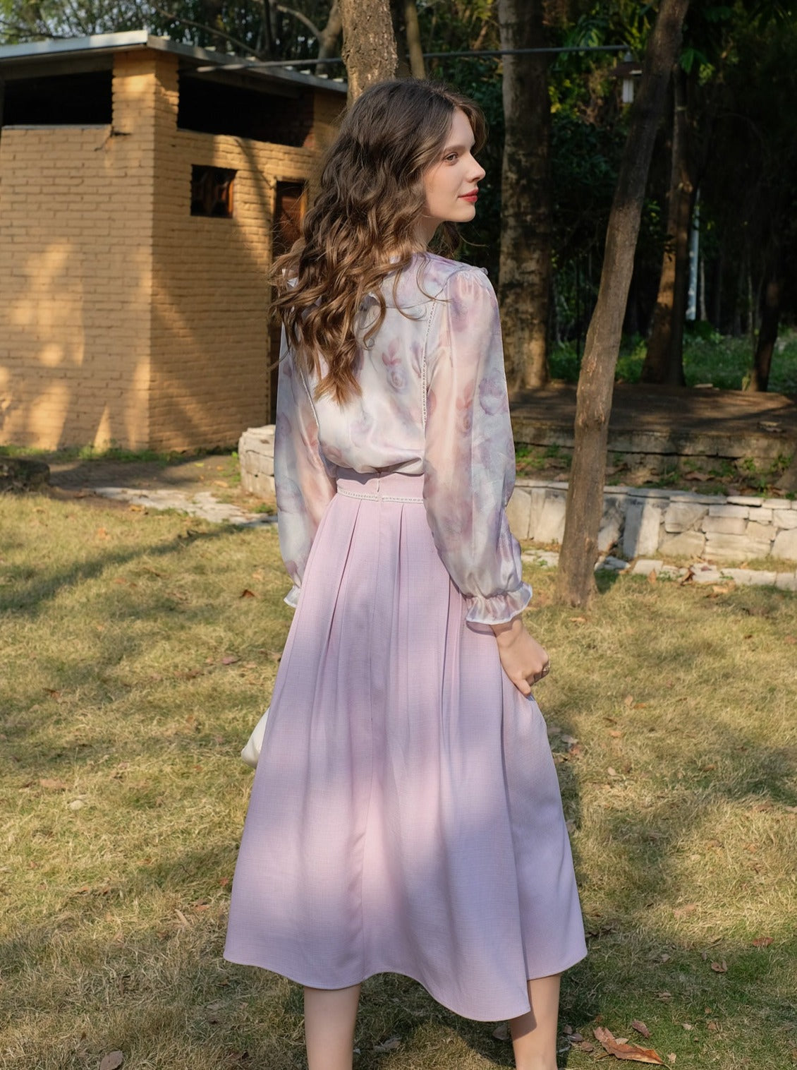 ❤︎Blumarine♪セットアップ❤︎ウールT +silkスカート（美品） レディース