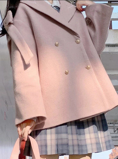 Love Letter Short Wool Coat