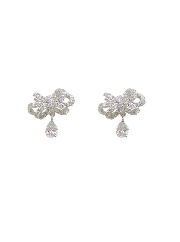 Crown silver earrings + earrings