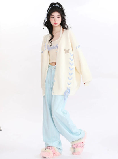 Butterfly Strap Love Cardigan