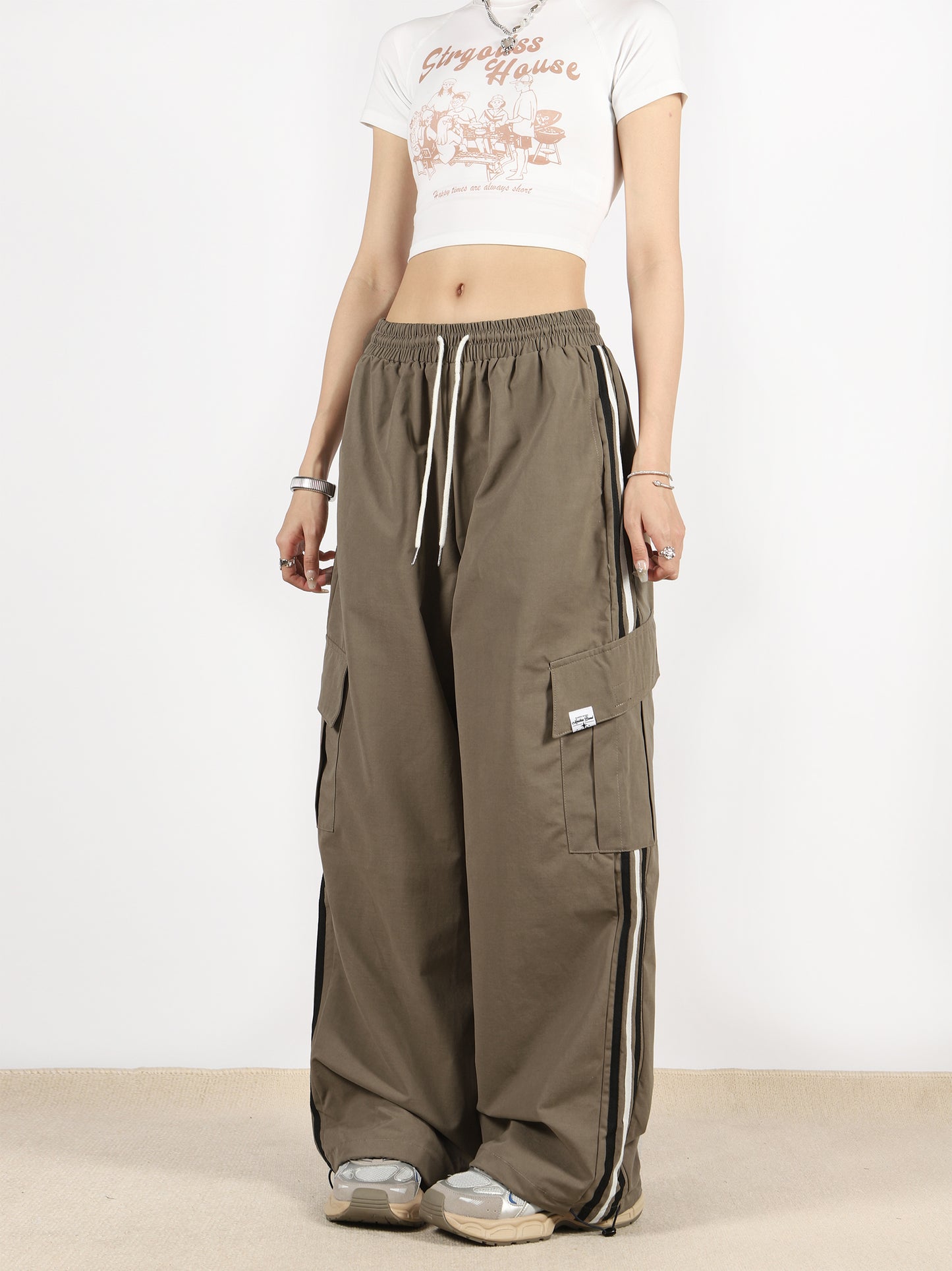 American Style 3BAR Straight Wide Leg Pants