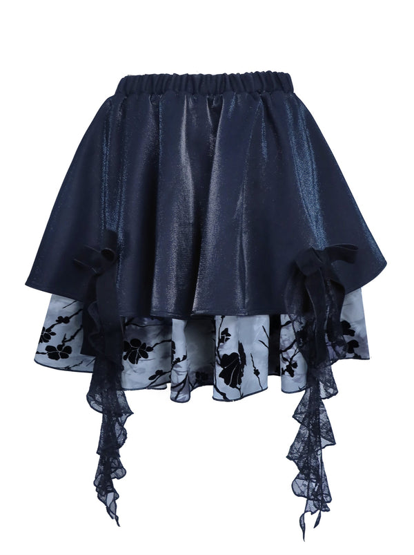 Virtual Track China Shadow Thai Daitasel Layered Skirt