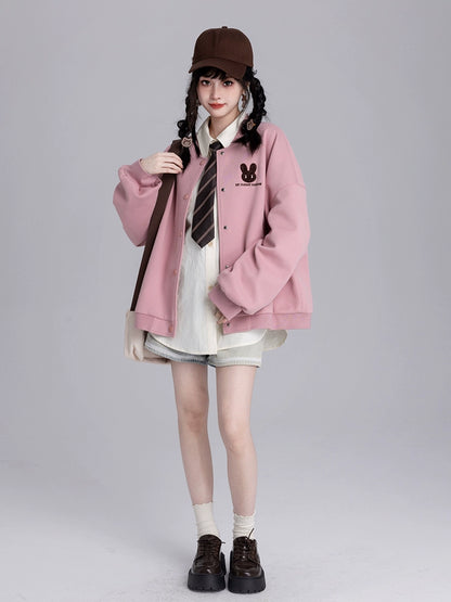 Wardrobe College Style Rabbit Jacket