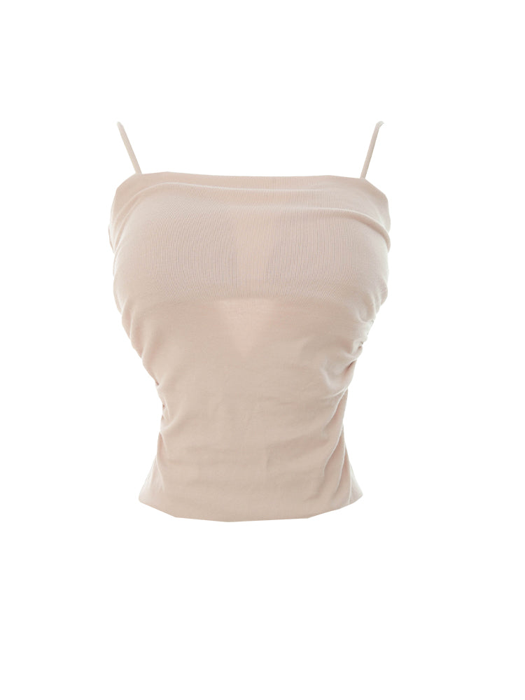 Belt chestwear suspender camisole with pad