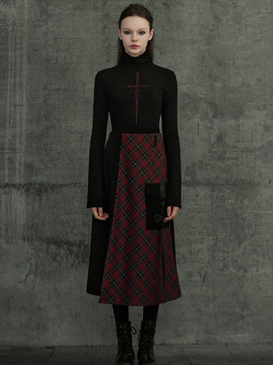 크로스스트랩치마스커트 