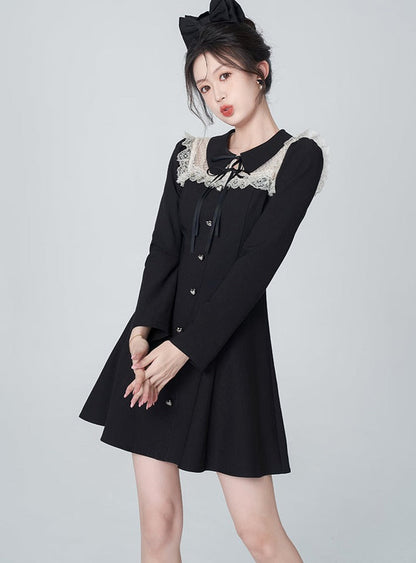 Doll heart lace dress