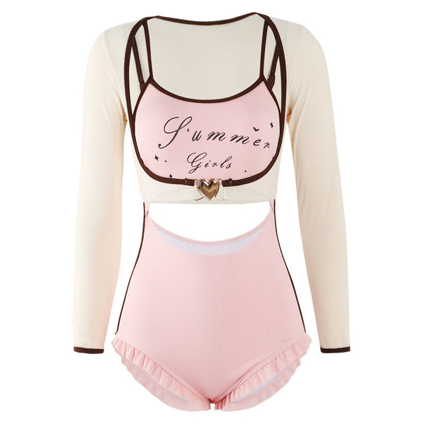 Retro Suite Two Piece All -in Swimsuit