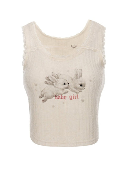 Rabbit Suite Heart Tank Top