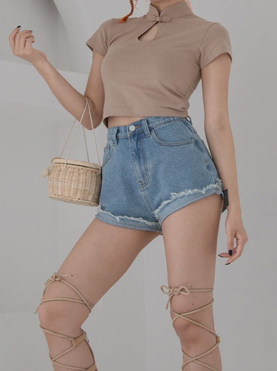 China Street Girl Retro T-shirt