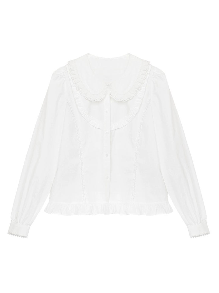 Baby Doll Pure White Blouse