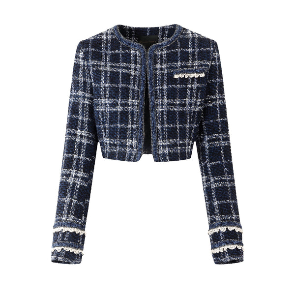 Gardens Weather Retro Short Round Neck Jacket