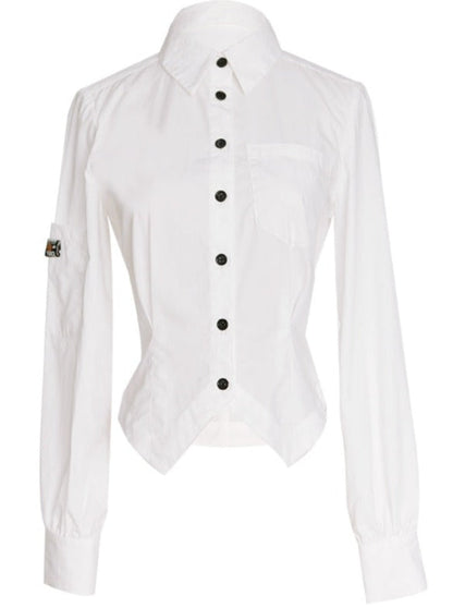 College style white shirt