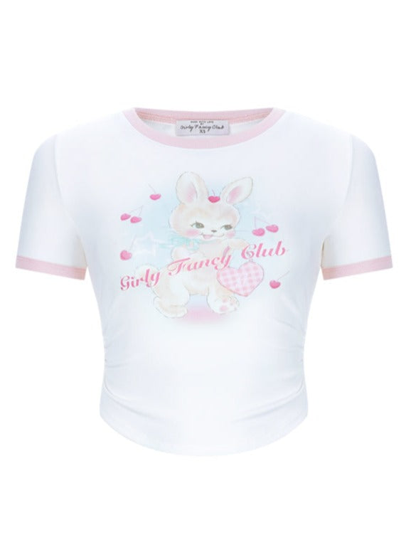 Soft Cute Bunny Series Slim T-Shirt