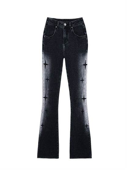 Dark Cool Star Flare Denim