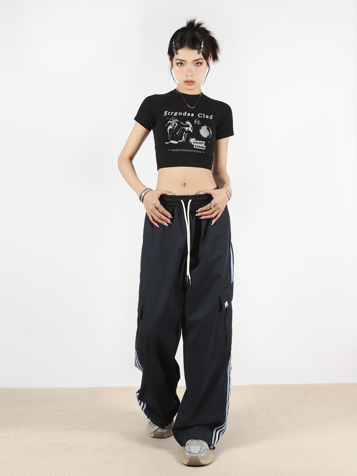 American Style 3BAR Straight Wide Leg Pants