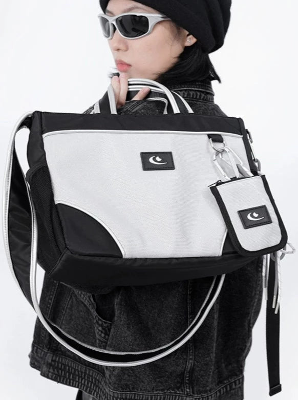 Square logo big 2wey bag