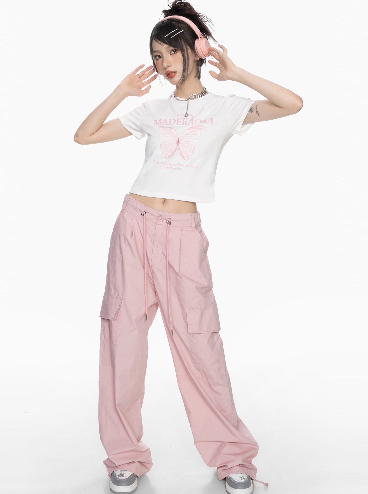 Butterfly Logo Short Suite T -shirt