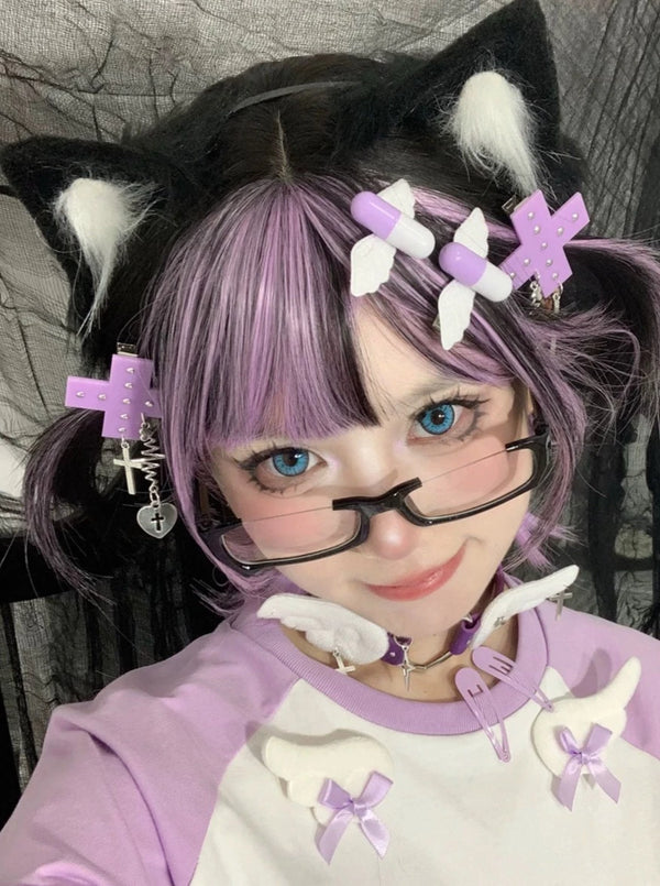 Half-frame Subculture Glasses