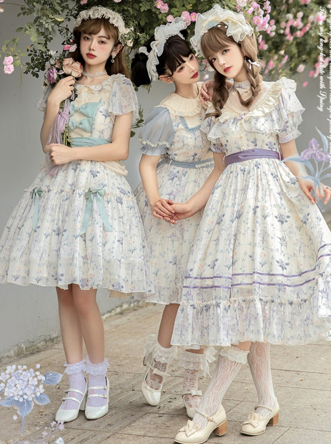 Chiffon Op Spring Flower Frill Dress