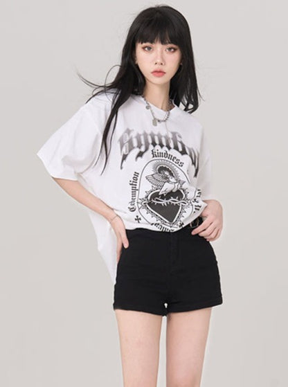 Ghost Girl Gothic American T-shirt