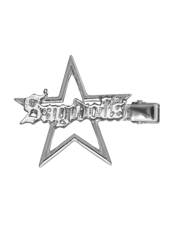 Metal letter Y2K pentagram hairpin