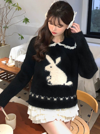 Rabbit Fur Girly Knit