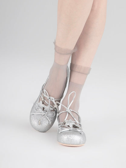 Sheer Race Stripe Socks