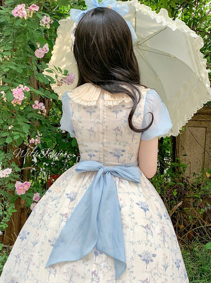 Chiffon Op Spring Flower Frill Dress