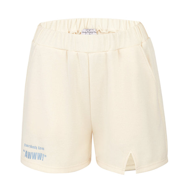 Ensemble short de sport décontracté et t-shirt taille haute