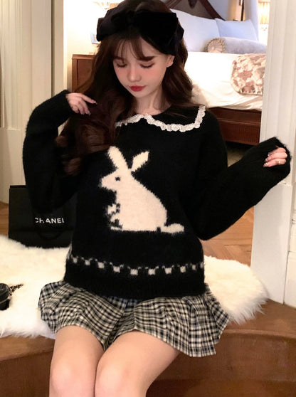 Rabbit Fur Girly Knit