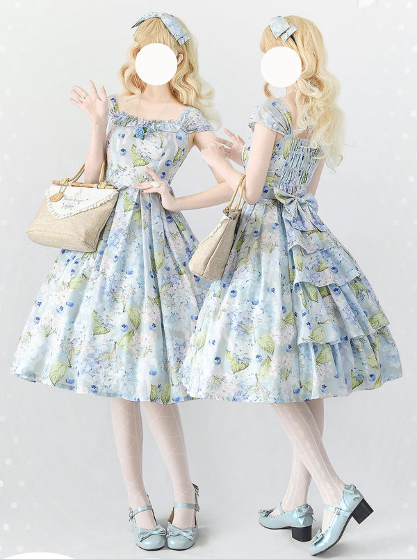 Forest Basket Elegan Trochrasic Lolley Ta Dress + Cardigan