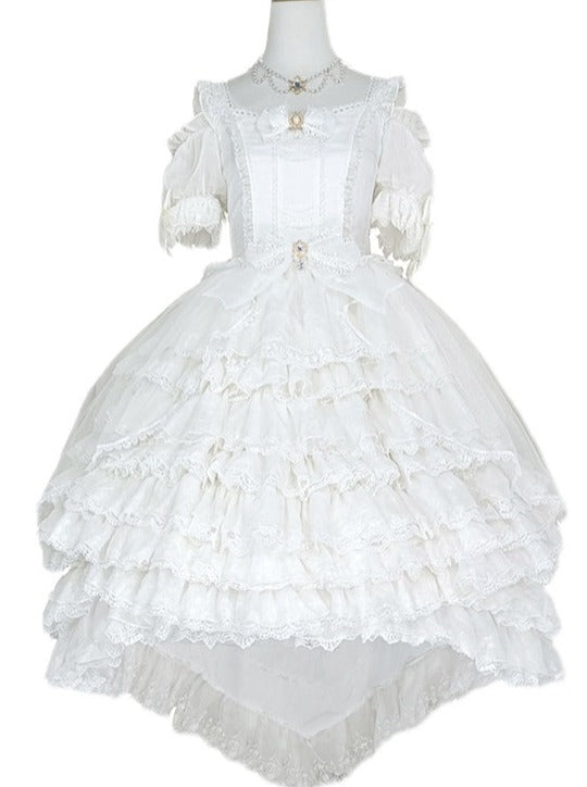 Pure White Lolita Wedding Dress