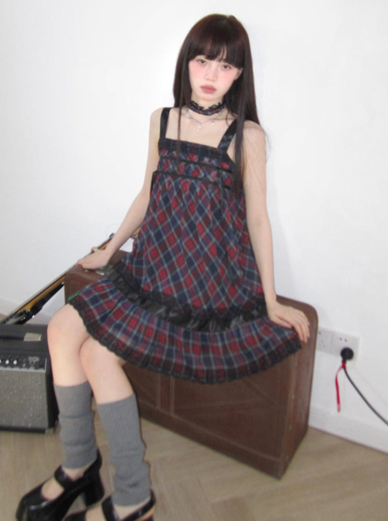 Punk check dress