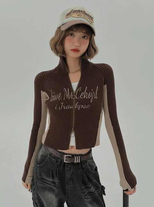 アメリカンレトロリブロゴジップアップトップス